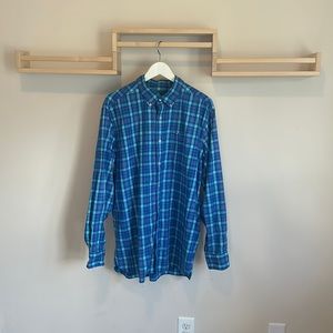 Southern Tide Club Classic Button Up Dress Shirt Large